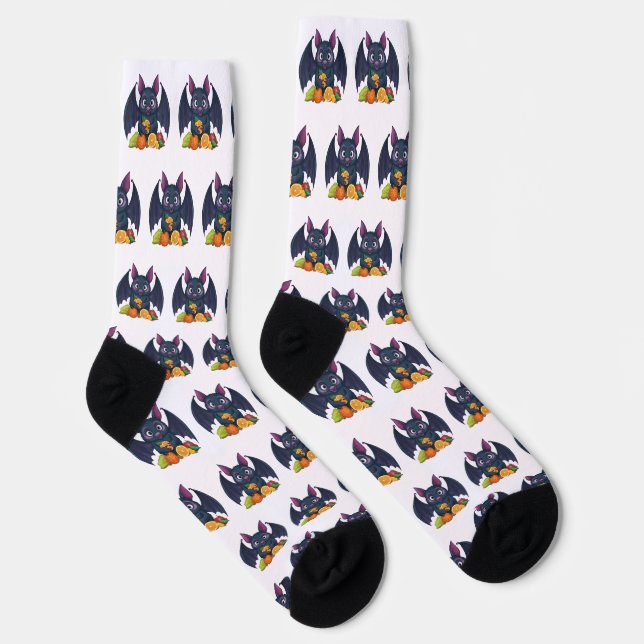 Fruchtfledermaus Socken (Rechts)