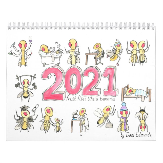Fruchtfliegen 2021 - Kalender (Titelbild)