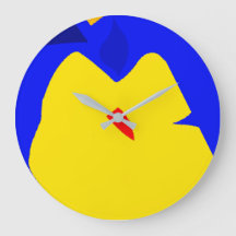 Fruchtförmige Maueruhr