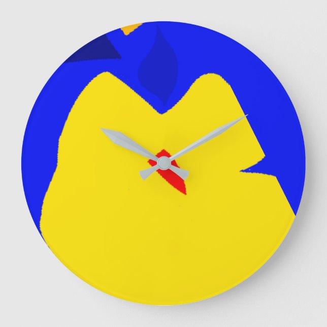 Fruchtförmige Maueruhr Große Wanduhr (Vorderseite)