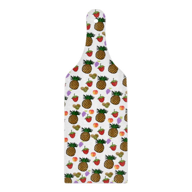 Fruchtglaszuschnitt Schneidebrett (Vorderseite)