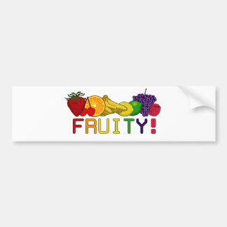 Fruchtig Obst! Autoaufkleber