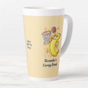 Fruchtig Slam Dunk Energizing Banana individuell a Milchtasse