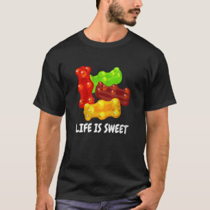 Fruchtige Bonbonbons Leben ist süße Männer Frauen T-Shirt