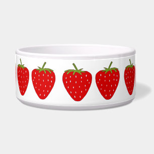 Fruchtige Erdbeere Napf