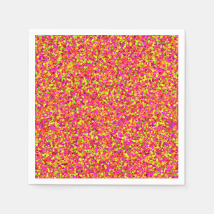 Fruchtige Glitzer Dots PAPIERNAPKINS Serviette