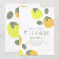 Fruchtige kleine Mango tropische Einladung