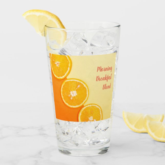 Fruchtige Smoothie Breakfast Blend Health Fitness Glas (Vorderseite Ice)