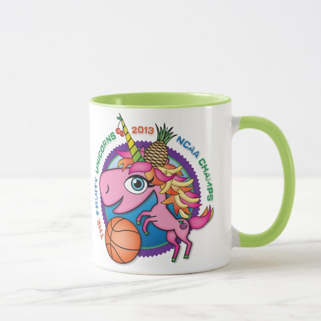 Fruchtige Unicorn-Kaffee-Tasse Tasse (Rechts)