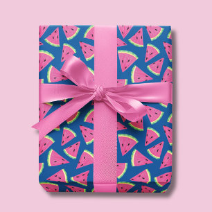 Fruchtiges Wassermelonen-Sommer-Muster Geschenkpapier