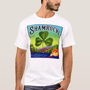 Fruchtkäfigmarke Kleeblatt Navel Orange aus den 3 T-Shirt
