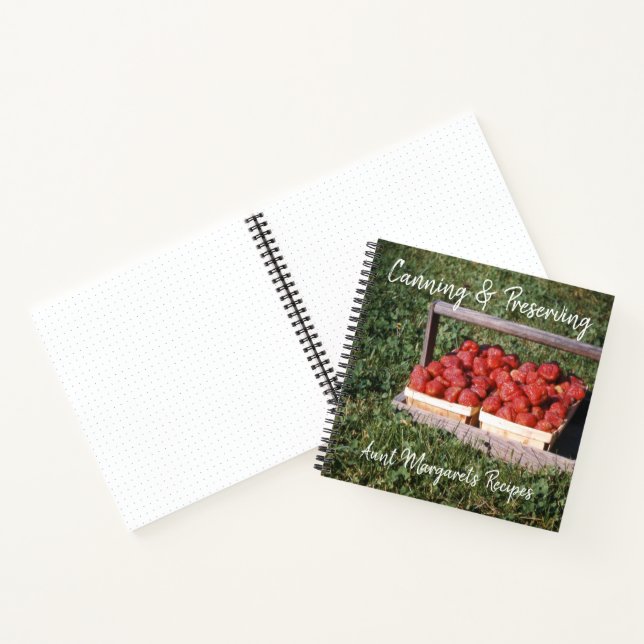 Fruchtkonserven Notizbuch (Innenseite)