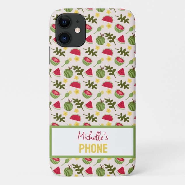 Fruchtkörbe Musterkollektion - Wassermelone Case-Mate iPhone Hülle (Rückseite)