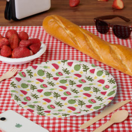 Fruchtkörbe Musterkollektion - Wassermelone Pappteller