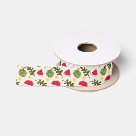 Fruchtkörbe Musterkollektion - Wassermelone Satinband