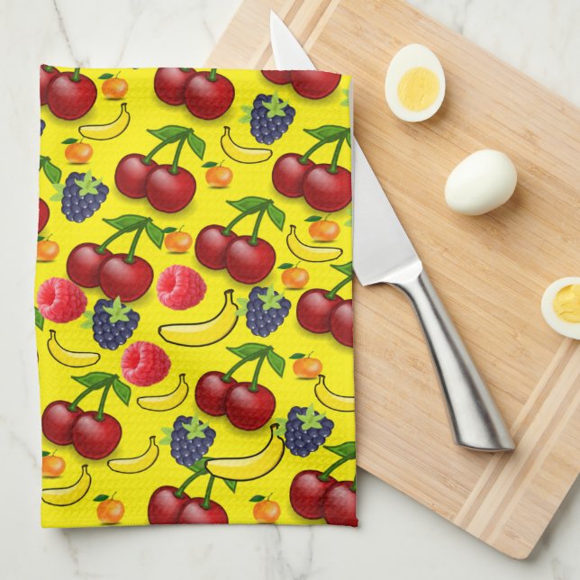 Fruchtküche Handtuch (Viertel Falte)