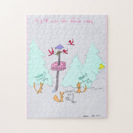 Fruchtkuchen… 11 x 14-Zoll-beruhigendes Puzzle