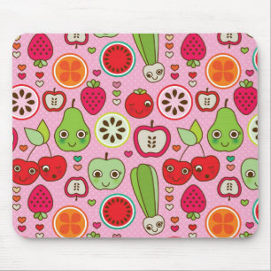 Fruchtküchen-Illustrationsmuster Mousepad