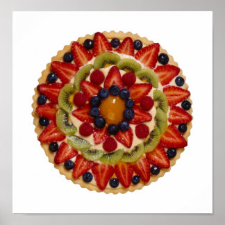 Fruchtkuchen-Poster Poster
