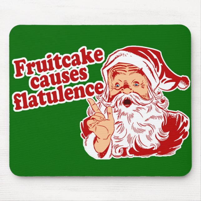 Fruchtkuchen verursacht Blähung Mousepad (Vorne)