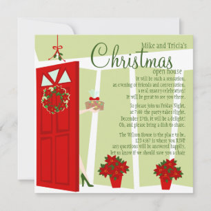 Fruchtkuchen vor der Tür Einladung