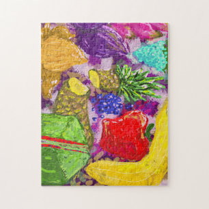 Fruchtkunst-Arrangement Puzzle