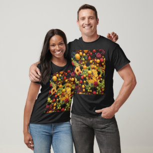 Fruchtliebhaber Delight Colorful Fruchtplatter, T-Shirt