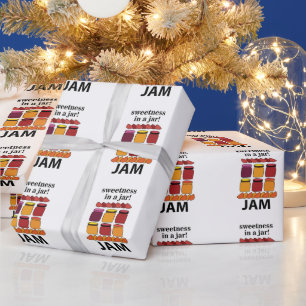 Fruchtmarmelade Süße in einem Glas Fruchtmarmelade Geschenkpapier