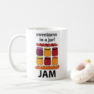 Fruchtmarmelade Süße in einem Glas Fruchtmarmelade Kaffeetasse