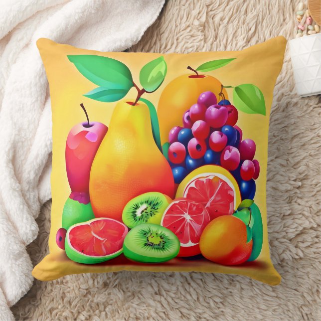 Fruchtmedley Kissen (Decke)