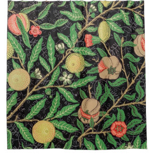 Fruchtmuster (1862) von William Morris Duschvorhang
