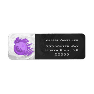 Fruchtmuster Blaubeeren und Creme