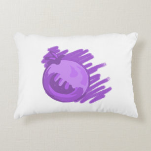 Fruchtmuster Blaubeeren und Creme Dekokissen