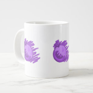 Fruchtmuster Blaubeeren und Creme Jumbo-Tasse