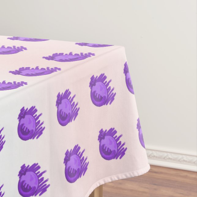 Fruchtmuster Blaubeeren und Creme Tischdecke (Beispiel)