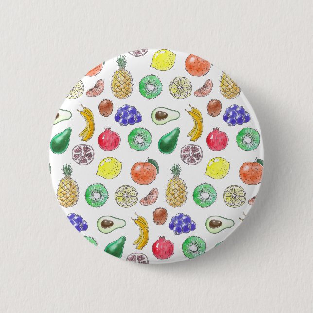 Fruchtmuster Button (Vorderseite)