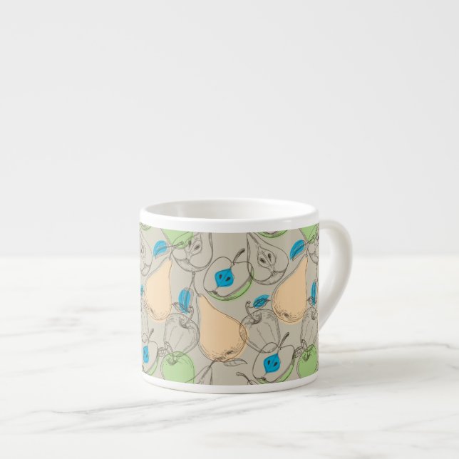 Fruchtmuster Espressotasse (Vorderseite Rechts)