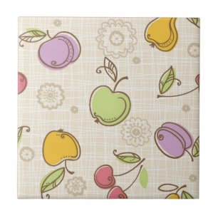Fruchtmuster Fliese