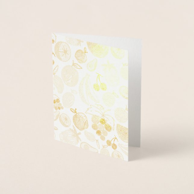 Fruchtmuster Folienkarte (Vorderseite)