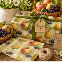 Fruchtmuster-Geschenkverpackungspapierrolle