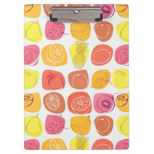 Fruchtmuster Klemmbrett