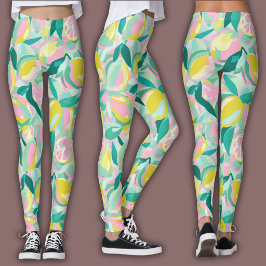 Fruchtmuster | Lebendige Zitrusfrüchte Leggings