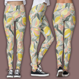 Fruchtmuster | Lebendige Zitrusfrüchte Leggings