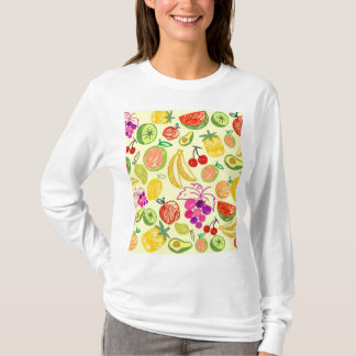 Fruchtmuster T-Shirt