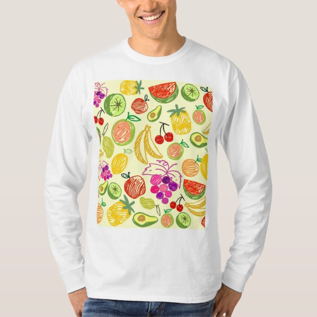 Fruchtmuster T-Shirt (Vorderseite)