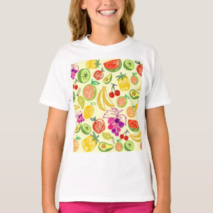 Fruchtmuster T-Shirt