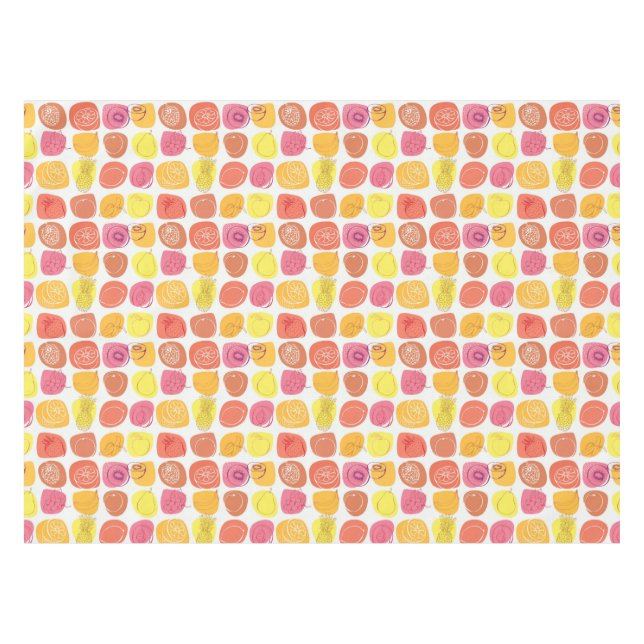Fruchtmuster Tischdecke (Vorderseite (Horizontal))