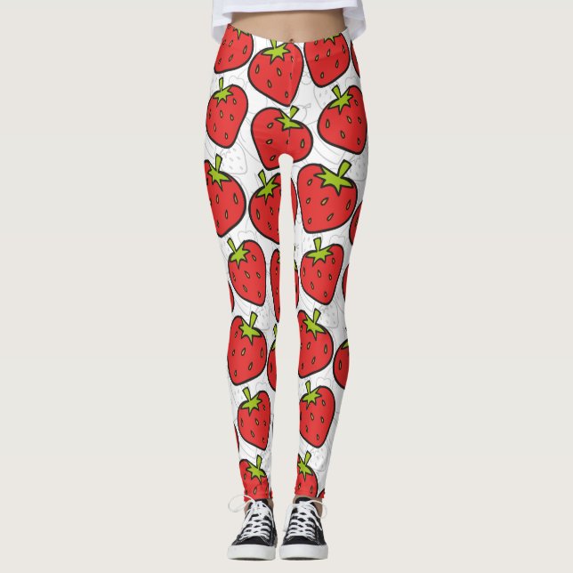 Fruchtnahtloses Muster | Fruchtoberfläche 60 Leggings (Vorderseite)