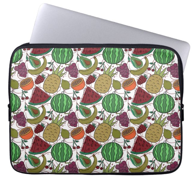 Fruchtnahtloses Muster | Muster der Fruchtoberfläc Laptopschutzhülle (Vorderseite)