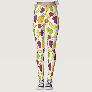 Fruchtnahtloses Muster Muster der Fruchtoberfläc Leggings